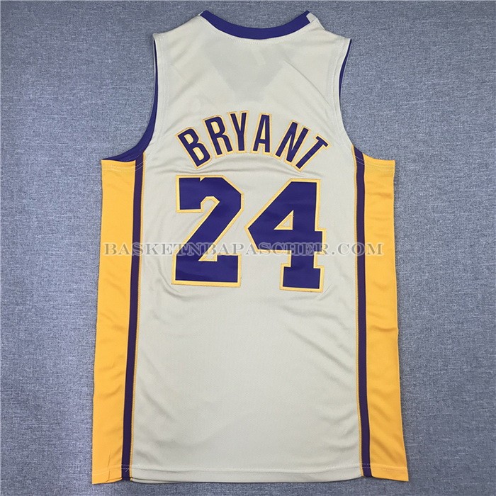 Maillot Los Angeles Lakers Kobe Bryant NO 24 Hardwood Classics 2008-2009 Blanc